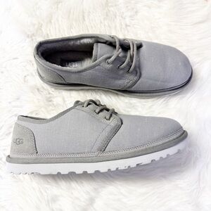 UGG Neumel Low Canvas Shoes – Men’s Size 9 – Gray – New Without Box